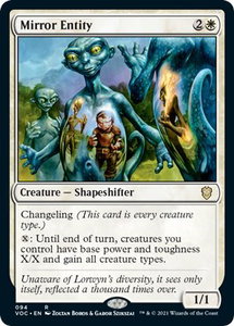 Mirror Entity - Commander: Innistrad: Crimson Vow (VOC) #94 - Rare Magic: The Gathering Trading Card