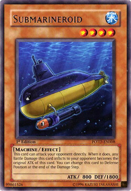 Submarineroid - Power of the Duelist YuGiOh trading card