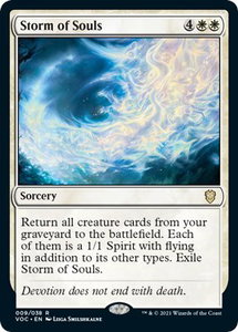 Storm of Souls - Commander: Innistrad: Crimson Vow (VOC) #9 - Rare Magic: The Gathering Trading Card