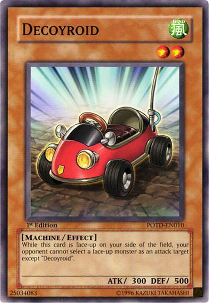 Decoyroid trading card from Power of the Duelist Decoyroid - Power of the Duelist YuGiOh trading card