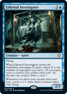 Ethereal Investigator - Commander: Innistrad: Crimson Vow (VOC) #12 - Rare Magic: The Gathering Trading Card