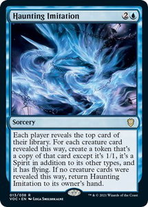 Haunting Imitation - Commander: Innistrad: Crimson Vow (VOC) #13 - Rare Magic: The Gathering Trading Card
