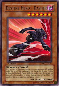 Destiny Hero - Dasher - Power of the Duelist #POTD-EN017 - Rare YuGiOh Trading Card