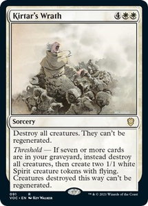Kirtar's Wrath - Commander: Innistrad: Crimson Vow (VOC) #91 - Rare Magic: The Gathering Trading Card
