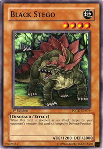 Black Stego - Power of the Duelist #POTD-EN019 - Common / Short Print YuGiOh Trading Card