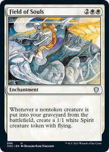 Field of Souls - Commander: Innistrad: Crimson Vow (VOC) #86 - Uncommon Magic: The Gathering Trading Card