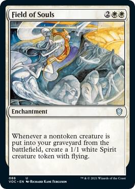 Field of Souls trading card from Commander: Innistrad: Crimson Vow Field of Souls - Commander: Innistrad: Crimson Vow Magic: The Gathering trading card