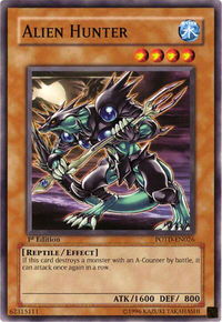 Alien Hunter - Power of the Duelist  #POTD-EN026 - Common / Short Print YuGiOh Trading Card