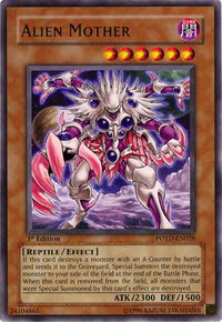 Alien Mother - Power of the Duelist  #POTD-EN028 - Rare YuGiOh Trading Card