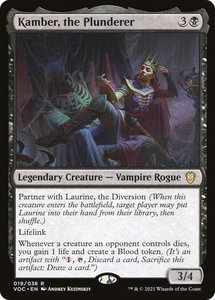 Kamber, the Plunderer - Commander: Innistrad: Crimson Vow (VOC) #19 - Rare Magic: The Gathering Trading Card