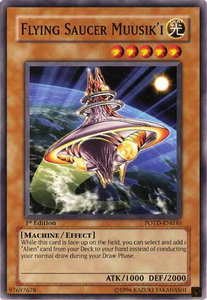 Flying Saucer Muusik'i - Power of the Duelist #POTD-EN030 - Common / Short Print YuGiOh Trading Card