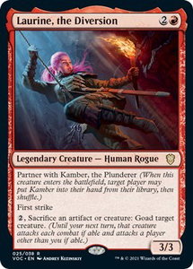 Laurine, the Diversion - Commander: Innistrad: Crimson Vow (VOC) #25 - Rare Magic: The Gathering Trading Card