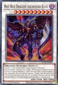 Hot Red Dragon Archfiend Bane - Maximum Gold: El Dorado (MGED) #MGED-EN069 - Rare YuGiOh Trading Card