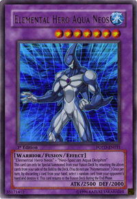 Elemental Hero Aqua Neos - Power of the Duelist  #POTD-EN031 - Ultra Rare YuGiOh Trading Card
