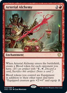 Arterial Alchemy - Commander: Innistrad: Crimson Vow (VOC) #23 - Rare Magic: The Gathering Trading Card