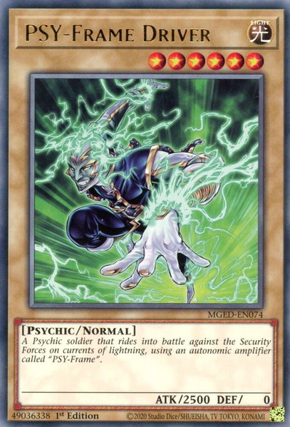 PSY-Frame Driver trading card from Maximum Gold: El Dorado PSY-Frame Driver - Maximum Gold: El Dorado YuGiOh trading card
