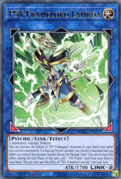 PSY-Framelord Lambda trading card from Maximum Gold: El Dorado PSY-Framelord Lambda - Maximum Gold: El Dorado YuGiOh trading card