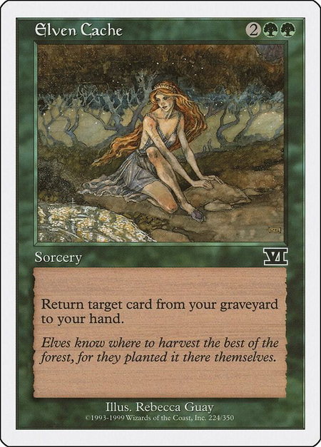 Elven Cache - Classic Sixth Edition Magic: The Gathering trading card
