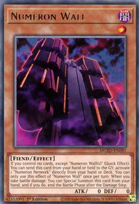 Numeron Wall - Maximum Gold: El Dorado (MGED) #MGED-EN081 - Rare YuGiOh Trading Card