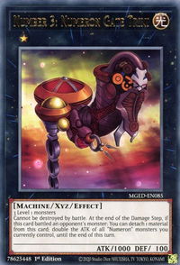 Number 3: Numeron Gate Trini - Maximum Gold: El Dorado (MGED) #MGED-EN085 - Rare YuGiOh Trading Card