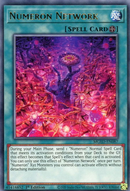 Numeron Network - Maximum Gold: El Dorado YuGiOh trading card