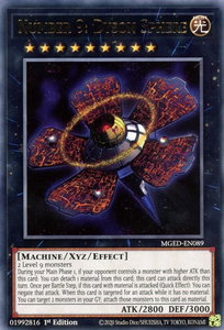 Number 9: Dyson Sphere - Maximum Gold: El Dorado (MGED) #MGED-EN089 - Rare YuGiOh Trading Card