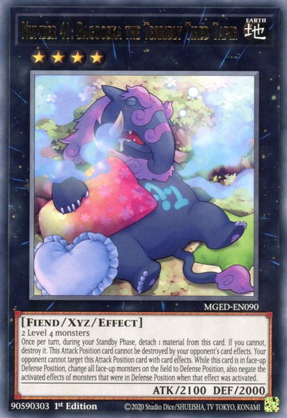 Number 41: Bagooska the Terribly Tired Tapir trading card from Maximum Gold: El Dorado Number 41: Bagooska the Terribly Tired Tapir - Maximum Gold: El Dorado YuGiOh trading card