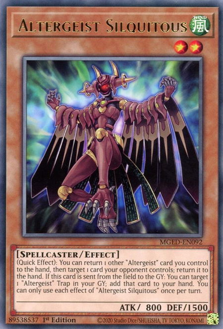 Altergeist Silquitous - Maximum Gold: El Dorado YuGiOh trading card