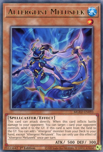 Altergeist Meluseek - Maximum Gold: El Dorado YuGiOh trading card