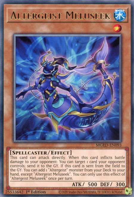 Altergeist Meluseek - Maximum Gold: El Dorado YuGiOh trading card