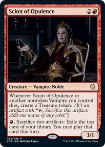 Scion of Opulence - Commander: Innistrad: Crimson Vow (VOC) #28 - Rare Magic: The Gathering Trading Card