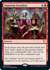 Imposing Grandeur - Commander: Innistrad: Crimson Vow (VOC) #24 - Rare Magic: The Gathering Trading Card