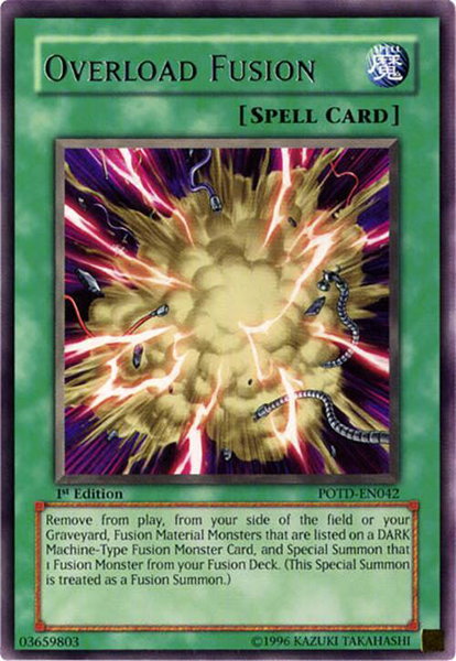 Overload Fusion trading card from Power of the Duelist Overload Fusion - Power of the Duelist YuGiOh trading card