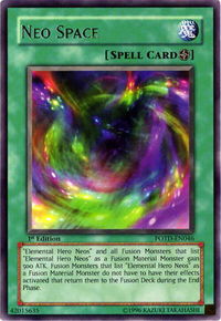 Neo Space - Power of the Duelist  #POTD-EN046 - Rare YuGiOh Trading Card