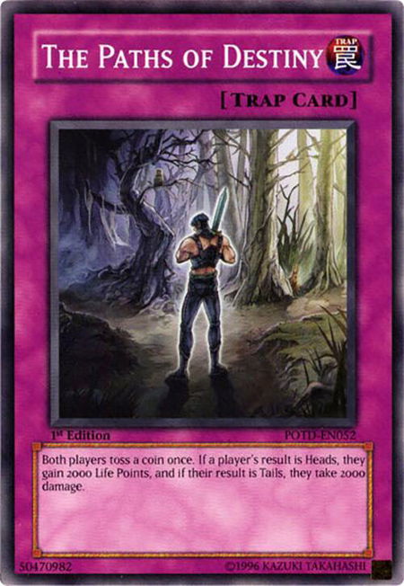 The Paths of Destiny - Power of the Duelist YuGiOh trading card