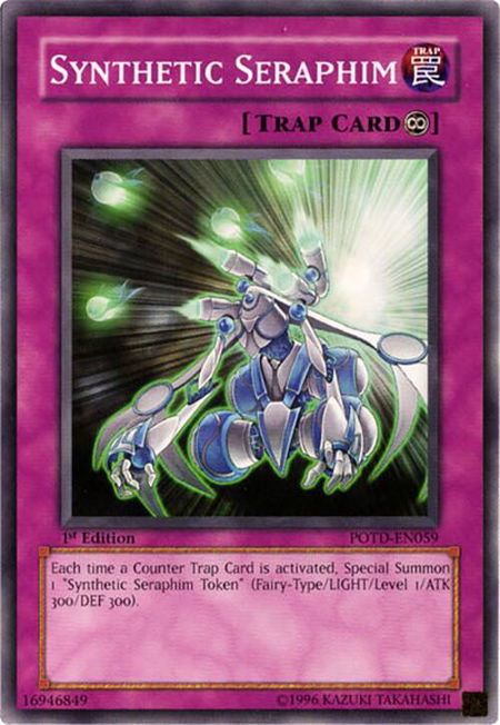Synthetic Seraphim - Power of the Duelist YuGiOh trading card