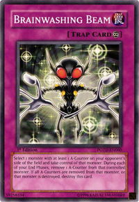Brainwashing Beam - Power of the Duelist  #POTD-EN060 - Common / Short Print YuGiOh Trading Card