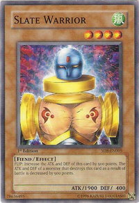 Slate Warrior - Structure Deck: Lord of the Storm  #SD8-EN005 - Common / Short Print YuGiOh Trading Card