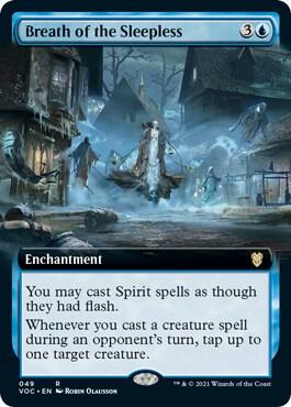 Breath of the Sleepless (Extended Art) - Commander: Innistrad: Crimson Vow Magic: The Gathering trading card