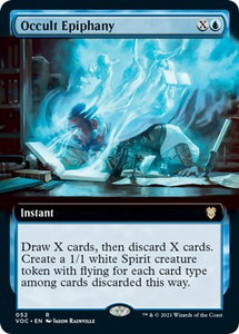 Occult Epiphany (Extended Art) - Commander: Innistrad: Crimson Vow (VOC) #52 - Rare Magic: The Gathering Trading Card