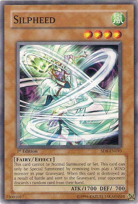 Silpheed trading card from Structure Deck: Lord of the Storm Silpheed - Structure Deck: Lord of the Storm YuGiOh trading card