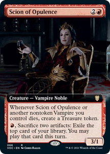 Scion of Opulence (Extended Art) - Commander: Innistrad: Crimson Vow (VOC) #66 - Rare Magic: The Gathering Trading Card