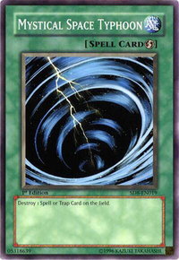 Mystical Space Typhoon - Structure Deck: Lord of the Storm  #SD8-EN019 - Common / Short Print YuGiOh Trading Card
