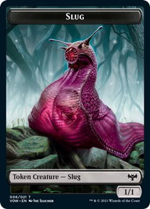 Slug Token - Innistrad: Crimson Vow (VOW) #6 - Token Magic: The Gathering Trading Card