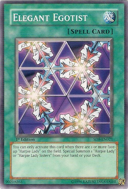 Elegant Egotist trading card from Structure Deck: Lord of the Storm Elegant Egotist - Structure Deck: Lord of the Storm YuGiOh trading card