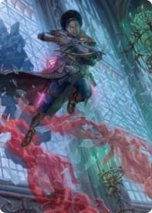 Kaya, Geist Hunter Art Card trading card from Art Series: Innistrad: Crimson Vow Kaya, Geist Hunter Art Card - Art Series: Innistrad: Crimson Vow Magic: The Gathering trading card