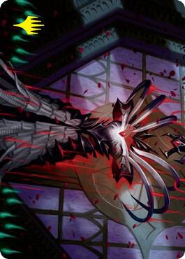 Bride's Gown Art Card (Gold-Stamped) trading card from Art Series: Innistrad: Crimson Vow Bride's Gown Art Card (Gold-Stamped) - Art Series: Innistrad: Crimson Vow Magic: The Gathering trading card