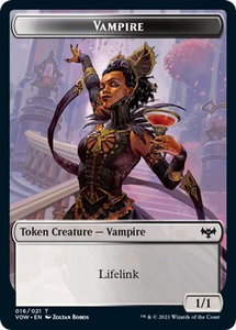 Vampire Token - Innistrad: Crimson Vow (VOW) #16 - Token Magic: The Gathering Trading Card