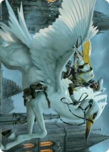 Gryff Rider Art Card - Art Series: Innistrad: Crimson Vow Magic: The Gathering trading card