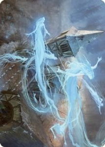 Hallowed Haunting Art Card - Art Series: Innistrad: Crimson Vow (ASVOW) #12 - Special Magic: The Gathering Trading Card